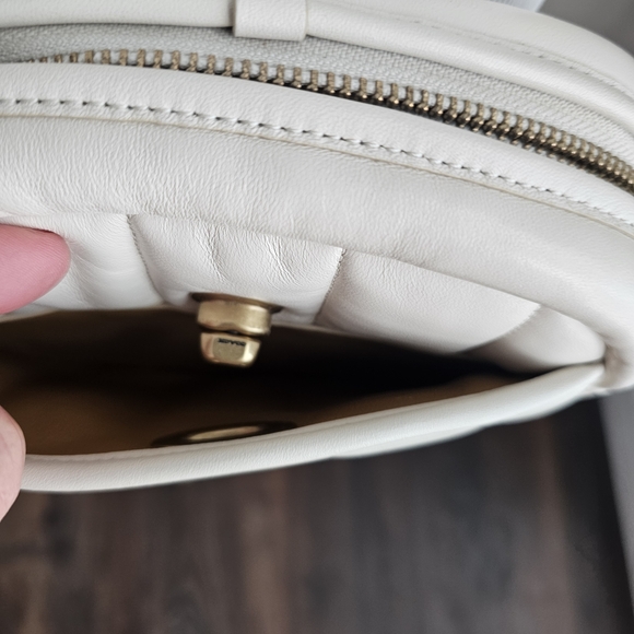 Coach Ivory Quilted Crossbody Bag - Picture 5 of 7